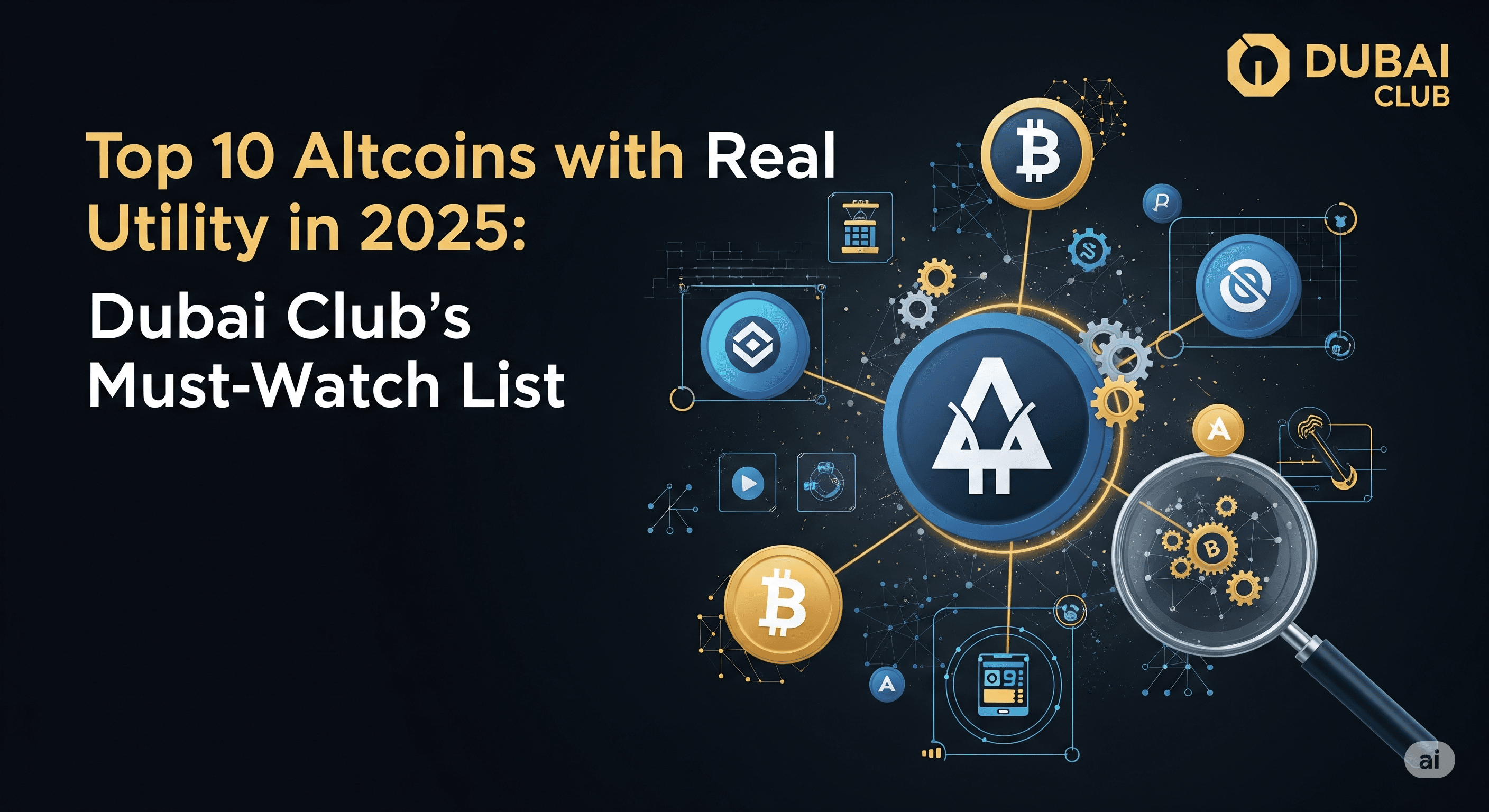 Top 10 Altcoins with Real Utility in 2025: Dubai Club's Must-Watch List